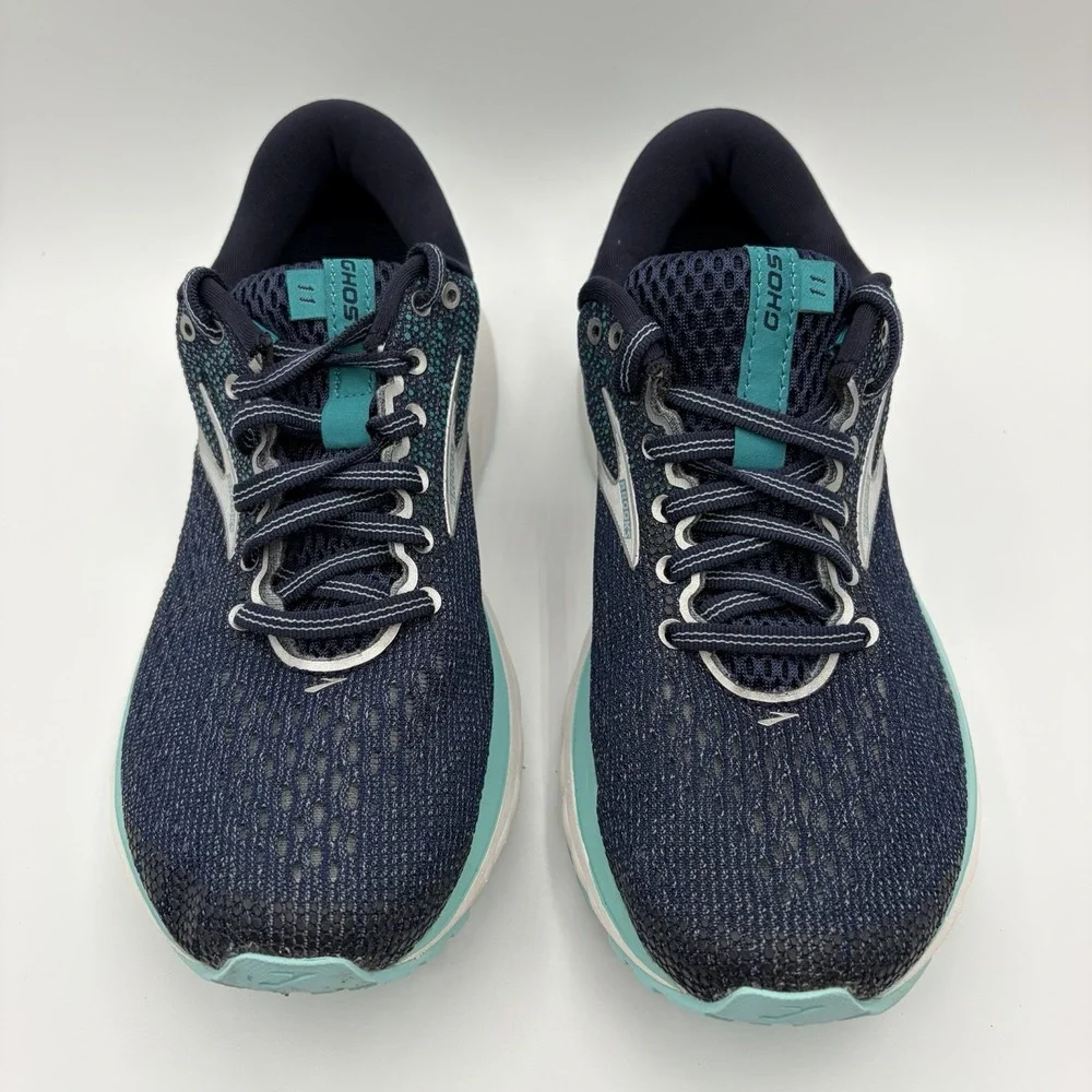 BROOKS GHOST 11 Women's Running Sneakers Size 6.5 Wide D Blue 1202771D493 Shoes